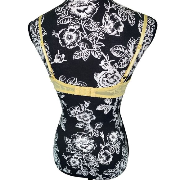 Soft Sensations Lace Padded Push Up Bra 36C Boost Sexy Coquette Intimates - Picture 2 of 9